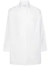 Yohji Yamamoto Y-asm Cotton Shirt In White