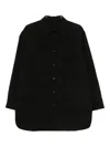 Yohji Yamamoto Casual Jacket In Black Polyester In Black