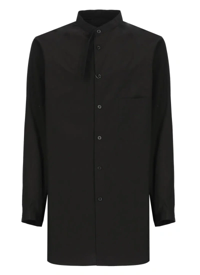 Yohji Yamamoto Cotton Shirt In Black