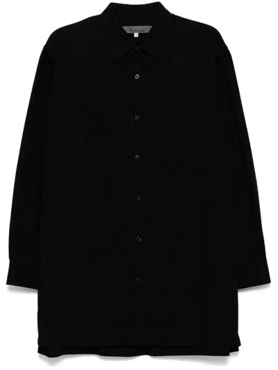 Yohji Yamamoto Cotton Shirt In Black