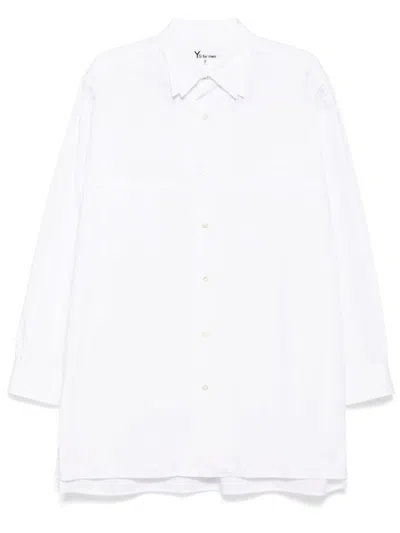 Yohji Yamamoto Cotton Shirt In White