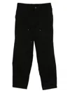 Yohji Yamamoto Cotton Trousers In Black