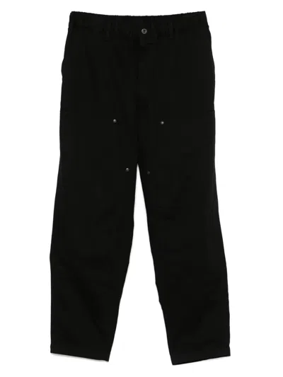 Yohji Yamamoto Cotton Trousers In Black