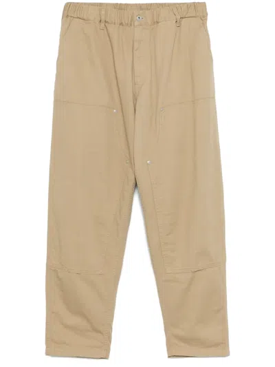 Yohji Yamamoto Cotton Trousers In Neutrals