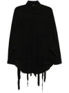 Yohji Yamamoto Crease-effect Shirt In Black