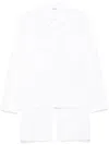 Yohji Yamamoto Crease-effect Shirt In White