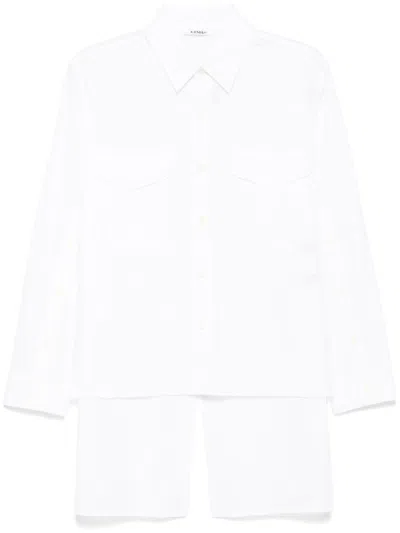 Yohji Yamamoto Crease-effect Shirt In White