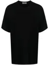 YOHJI YAMAMOTO CREW-NECK COTTON T-SHIRT