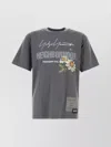 Yohji Yamamoto Crew Neck Graphic Print Short Sleeves
