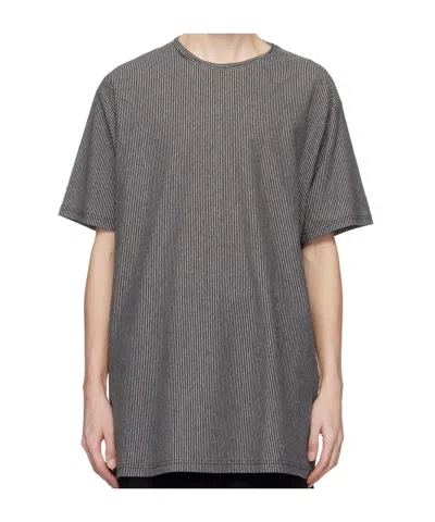 Yohji Yamamoto Crew Neck T-shirt In Black