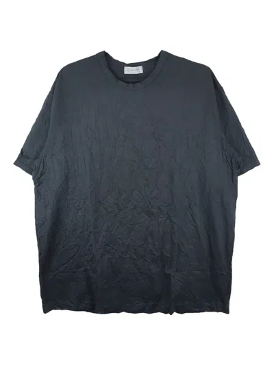 Yohji Yamamoto Crew Neck T-shirt In Black