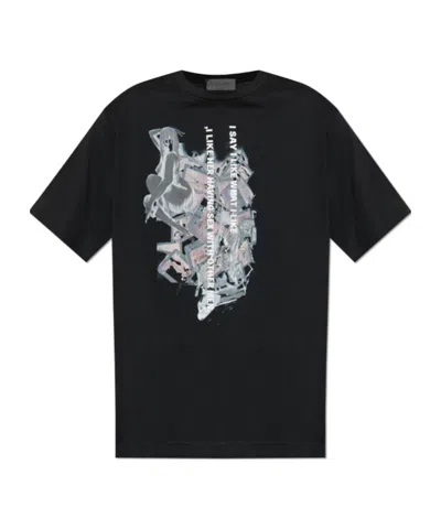 Yohji Yamamoto Crew Neck T-shirt In Black