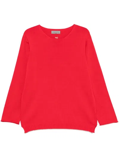 Yohji Yamamoto Crew-neck Top In Red