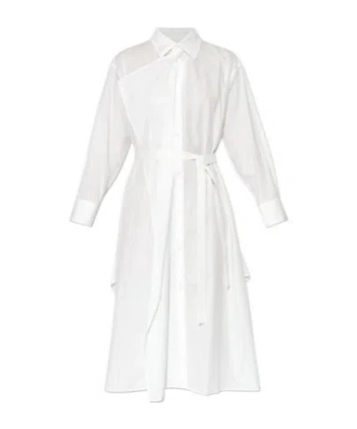 YOHJI YAMAMOTO YOHJI YAMAMOTO BELTED SHIRT DRESS