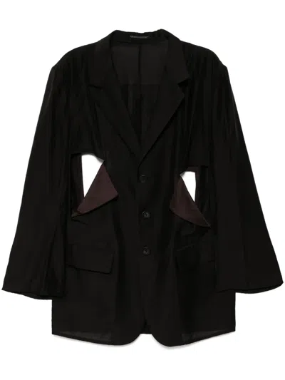 YOHJI YAMAMOTO CUT-OUT BLAZER