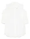 Yohji Yamamoto Cut-out Shirt In White