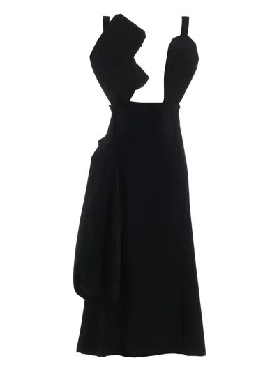 Yohji Yamamoto Cut-out Wool Dress