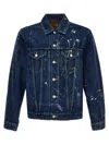Yohji Yamamoto Patent Stain Jacket Casual Jackets And Parka Blue In Blue