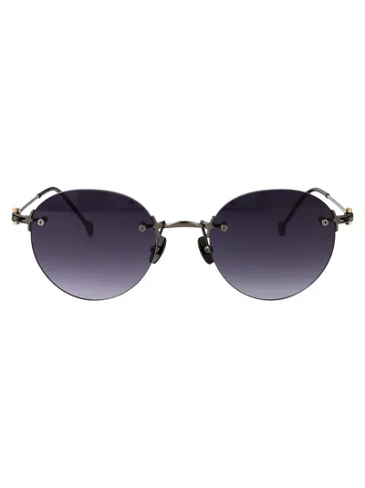 Yohji Yamamoto Dark Gun Acetate Sunglasses