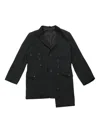 Yohji Yamamoto Decorative-button Blazer In Black