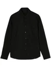 Yohji Yamamoto Detachable-collar Cotton Shirt In Black
