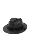 Yohji Yamamoto Black Hats In Black