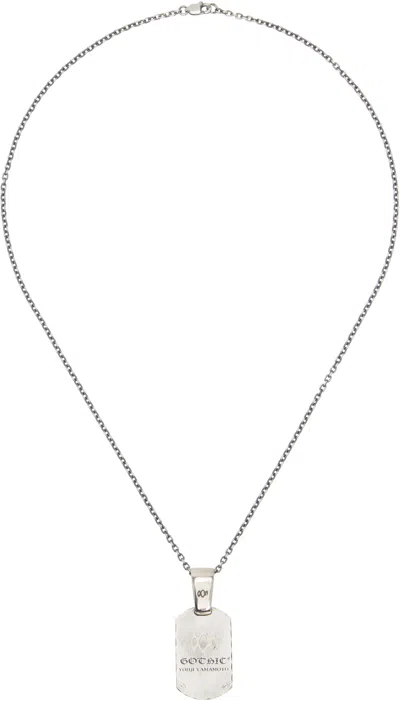 Yohji Yamamoto Dock Tag Pendant Necklace