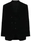 Yohji Yamamoto Double-breasted Blazer In Black