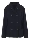 Yohji Yamamoto Double-breasted Buttoned Jacket In Black