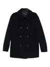 Yohji Yamamoto Double-breasted Coat In Black