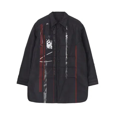 Pre-owned Yohji Yamamoto Double Layer Padded Blouse 'black' | Men's Size 4
