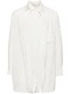 Yohji Yamamoto Double-layered Shirt In White
