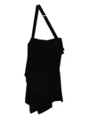 Yohji Yamamoto Drape Wrap Skirt In Black