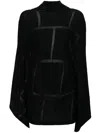 Yohji Yamamoto Draped Cardi-coat In Black