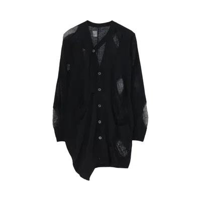 Pre-owned Yohji Yamamoto Draped D Cardigan 'black' | Women's Size 2