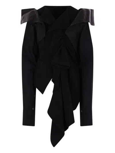 YOHJI YAMAMOTO DRAPED JACKET