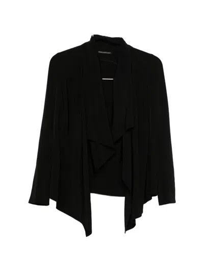 Yohji Yamamoto Draped Jacket In Black
