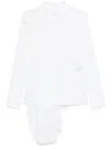 Yohji Yamamoto Draped Shirt In White