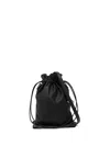 Yohji Yamamoto Drawstring Mini Bag In Black