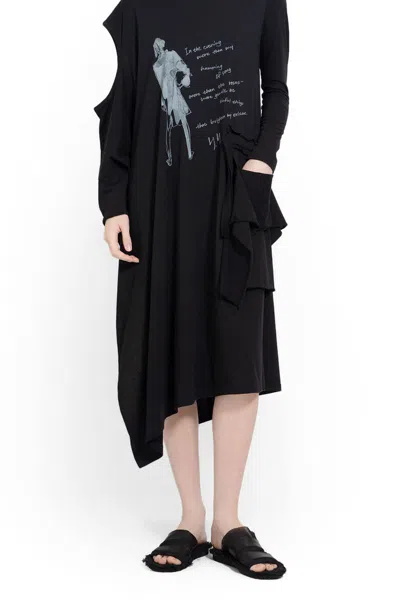 Yohji Yamamoto Dresses In Black