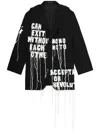 Shop Yohji Yamamoto Embroidered Blazer In Black