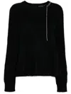 Yohji Yamamoto Pullover Mit Stickerei In Schwarz