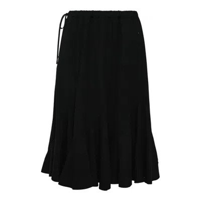 Yohji Yamamoto Eringi Skirt In Black
