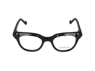 Yohji Yamamoto Eyeglasses  Look021 A201 49/21/145 In Black