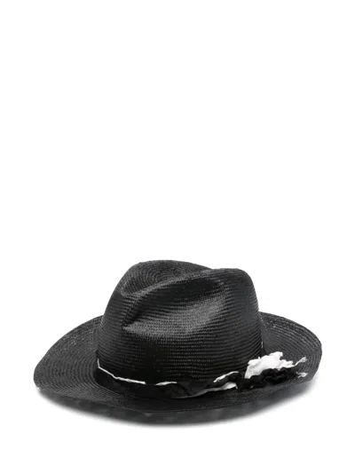 Yohji Yamamoto Fedora Hat In Black