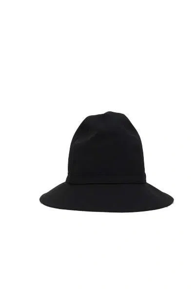 Yohji Yamamoto Fedora Hat In Black