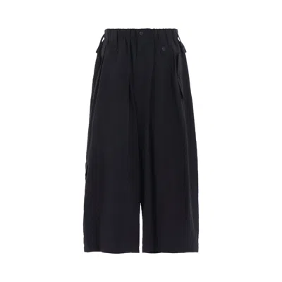 Pre-owned Yohji Yamamoto Flap D Wide Pants 'black' | Women's Size 2