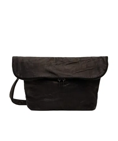 Yohji Yamamoto Flap Shoulder Bag In Black