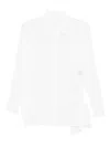 Yohji Yamamoto Flared Button-fastening Shirt In White