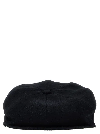 Yohji Yamamoto 'round Shape' Cap Hat In Black